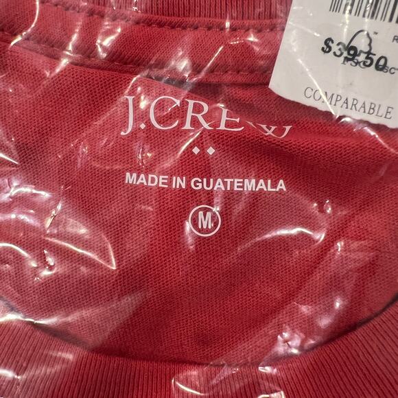 NWT J. Crew Men's Rusted Red W/Navy Mount Rainier Graphic Tee - Picture 6 of 10